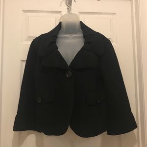 Black crop jacket size S